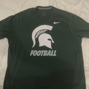 Michigan state football nike dri fit NCAA